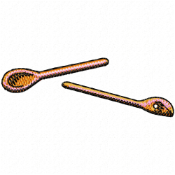 Kitchen And Tools Equipment Embroidery Design 9